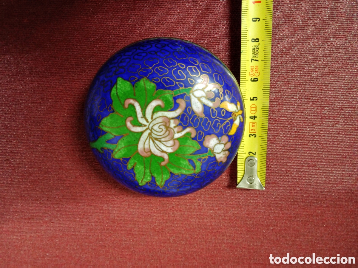 Antig&uuml;edades: Preciosa caja Cloisonne - Foto 4