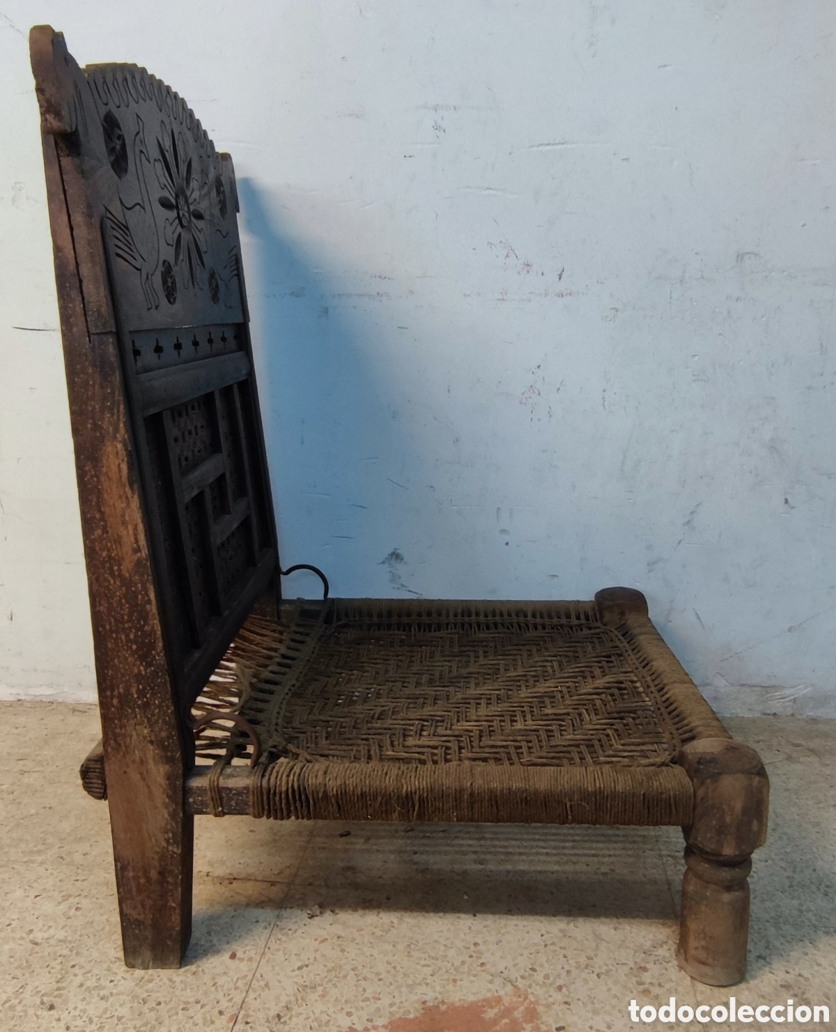 Antig&uuml;edades: Silla tribal de la India - Foto 2