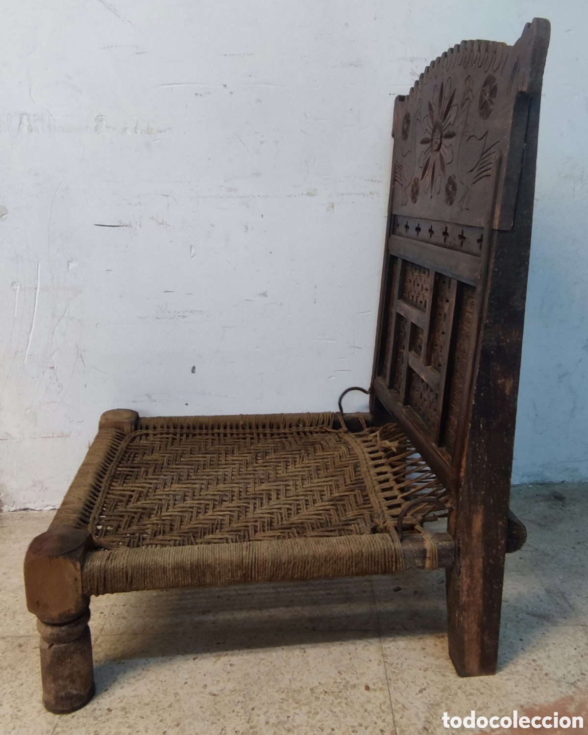 Antig&uuml;edades: Silla tribal de la India - Foto 3