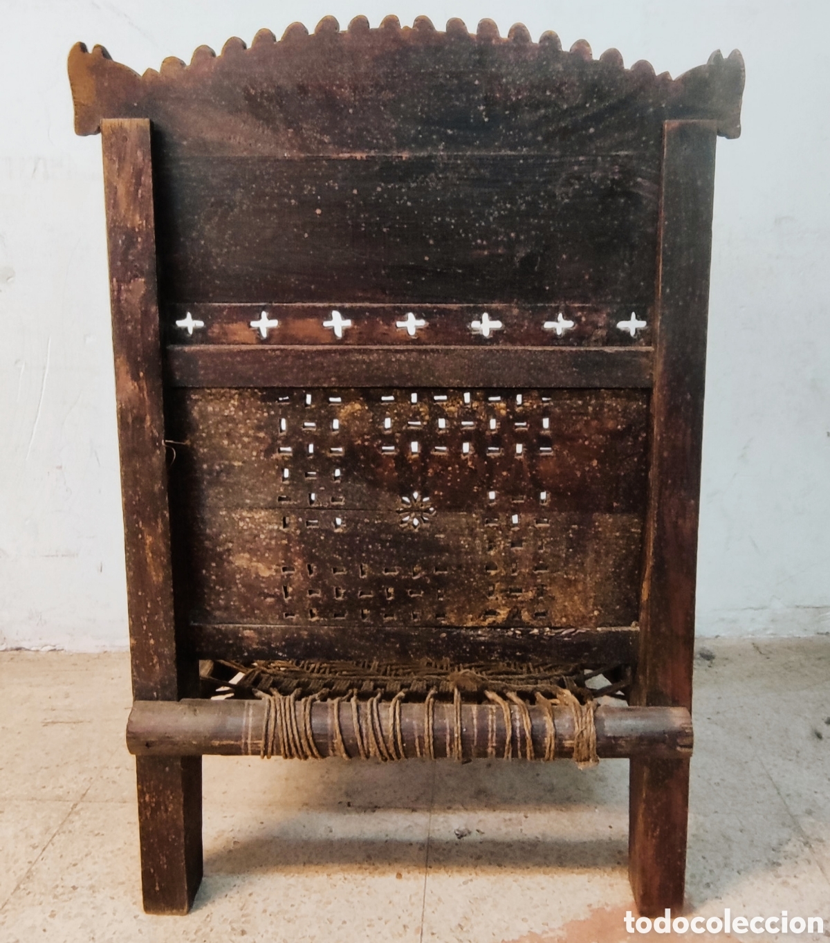 Antig&uuml;edades: Silla tribal de la India - Foto 4