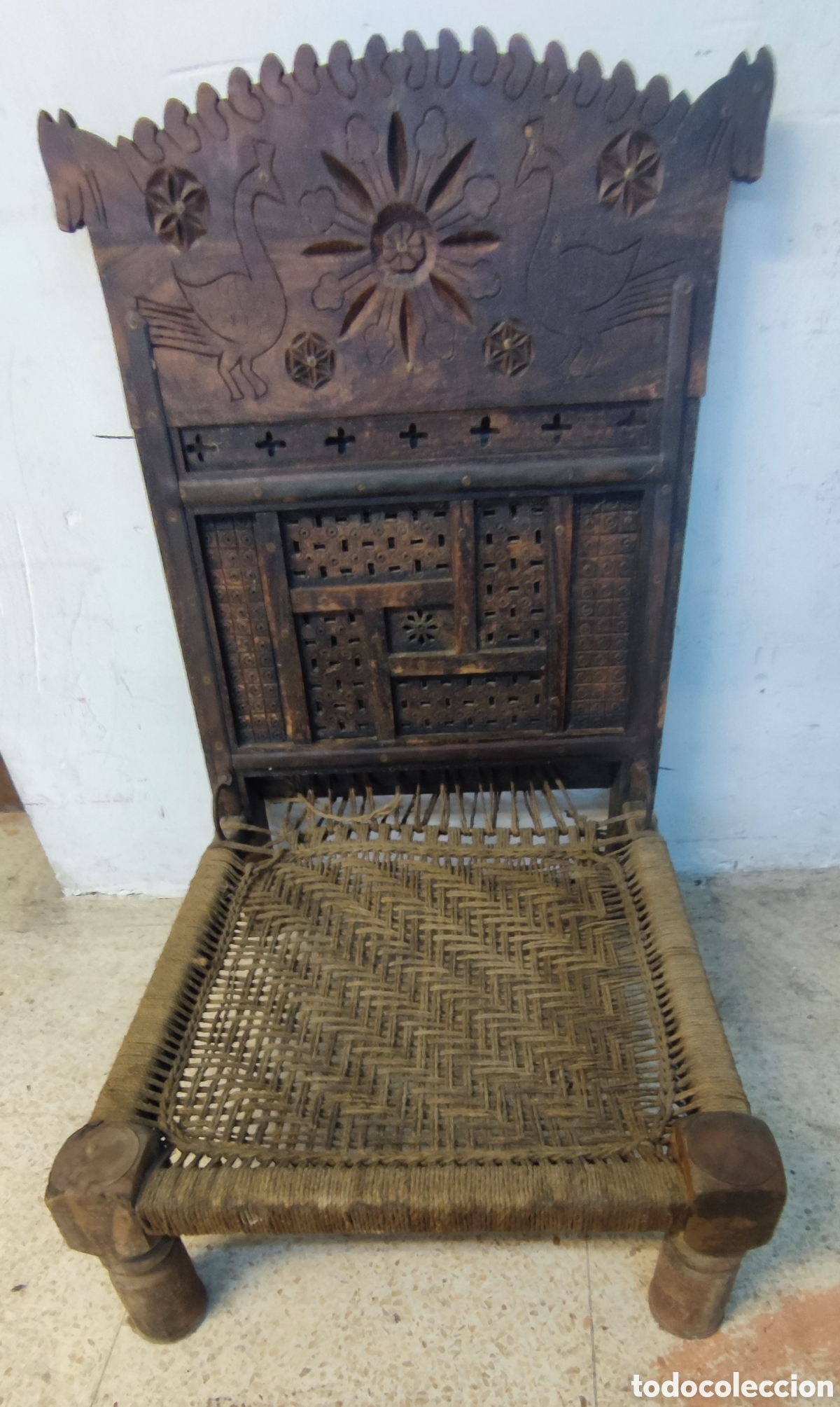 Antig&uuml;edades: Silla tribal de la India - Foto 10