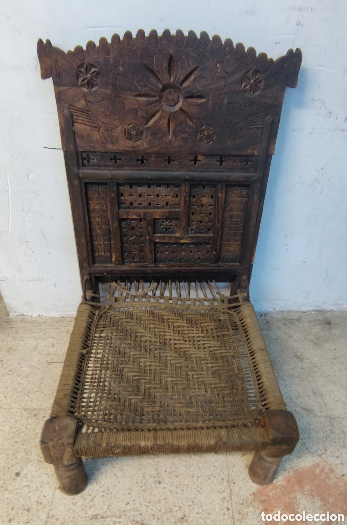 Antig&uuml;edades: Silla tribal de la India - Foto 17