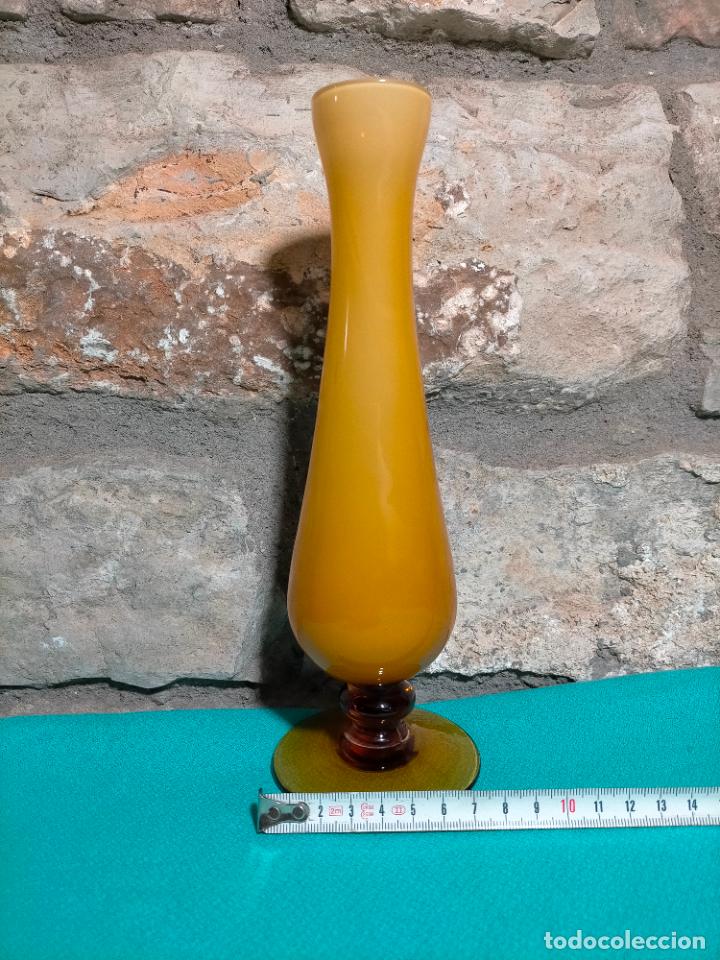 Florero Cristal Amarillo