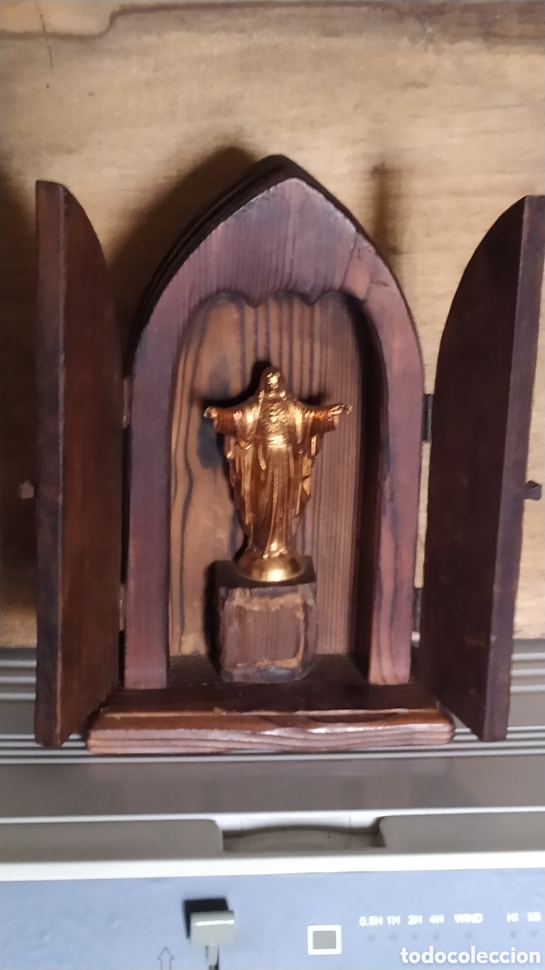 Antig&uuml;edades: ANTIGUA CAPILLA DE MADERA SAGRADO CORAZ&Oacute;N - Foto 2