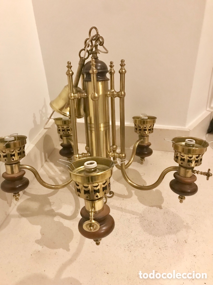 Antig&uuml;edades: Lampara de techo vintage - Foto 3