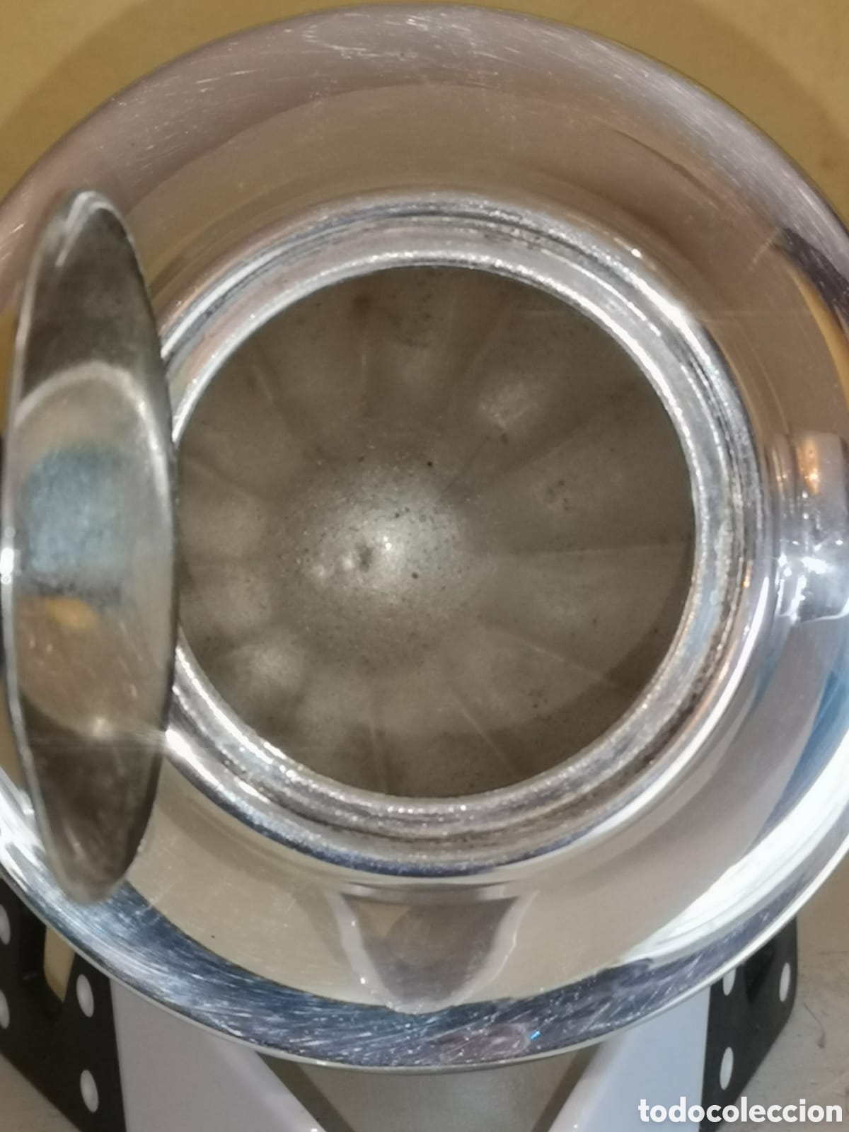 Antig&uuml;edades: Cafetera plateado Inglaterra - Foto 4
