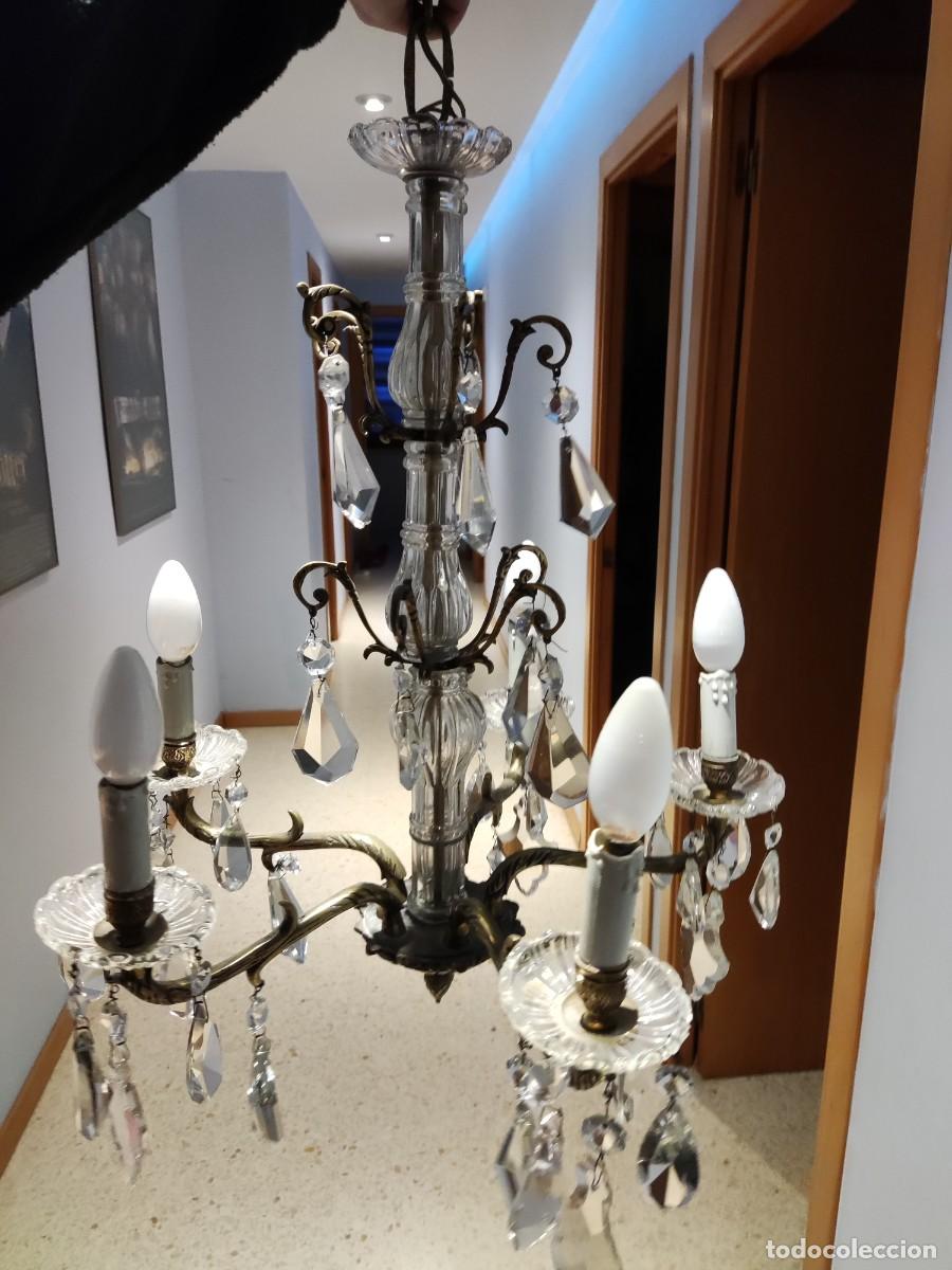 Antig&uuml;edades: Lampara Techo Lagrimas 60cm - Foto 3