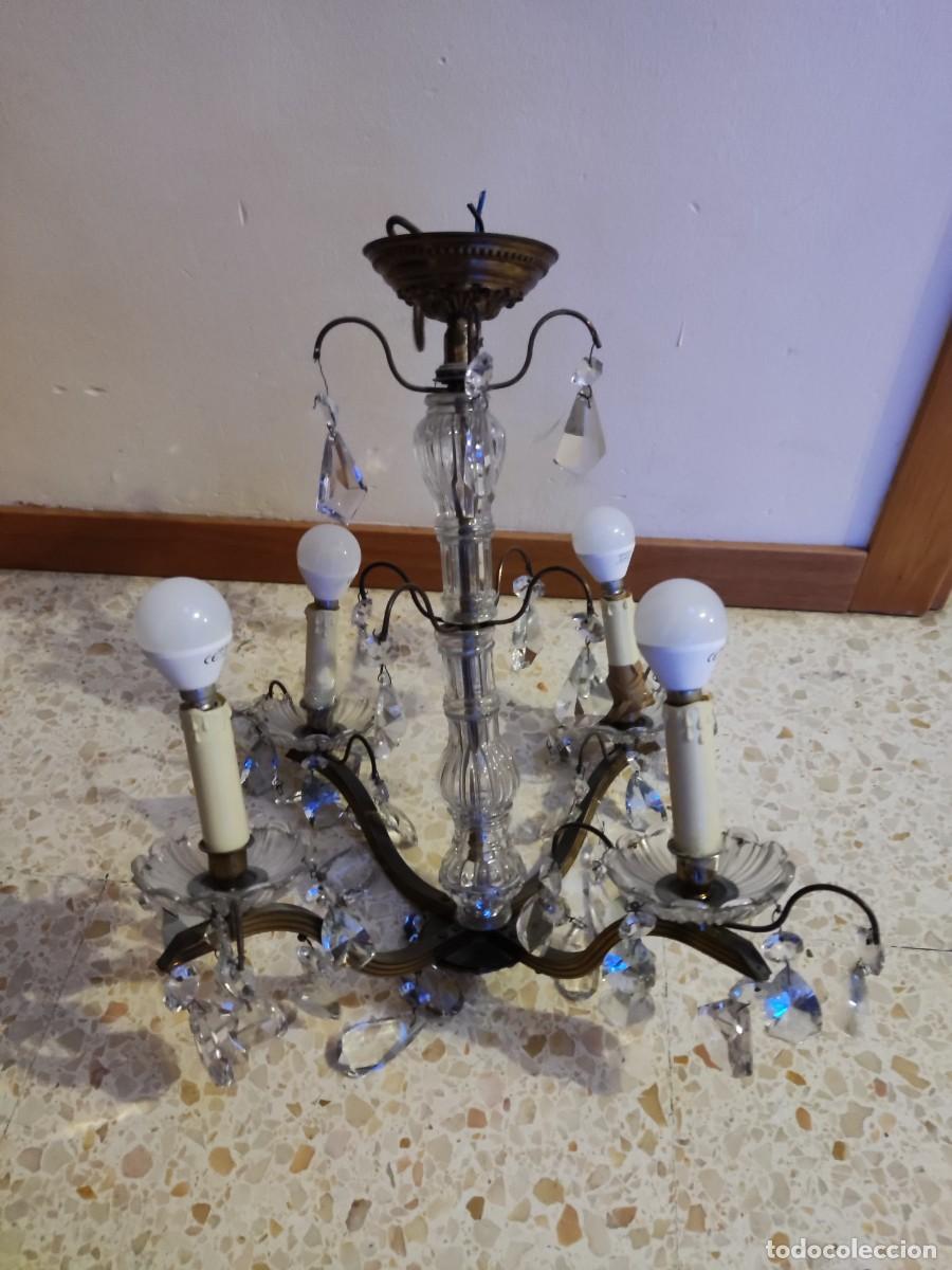 Antig&uuml;edades: Lampara Techo Lagrimas 50cm - Foto 3