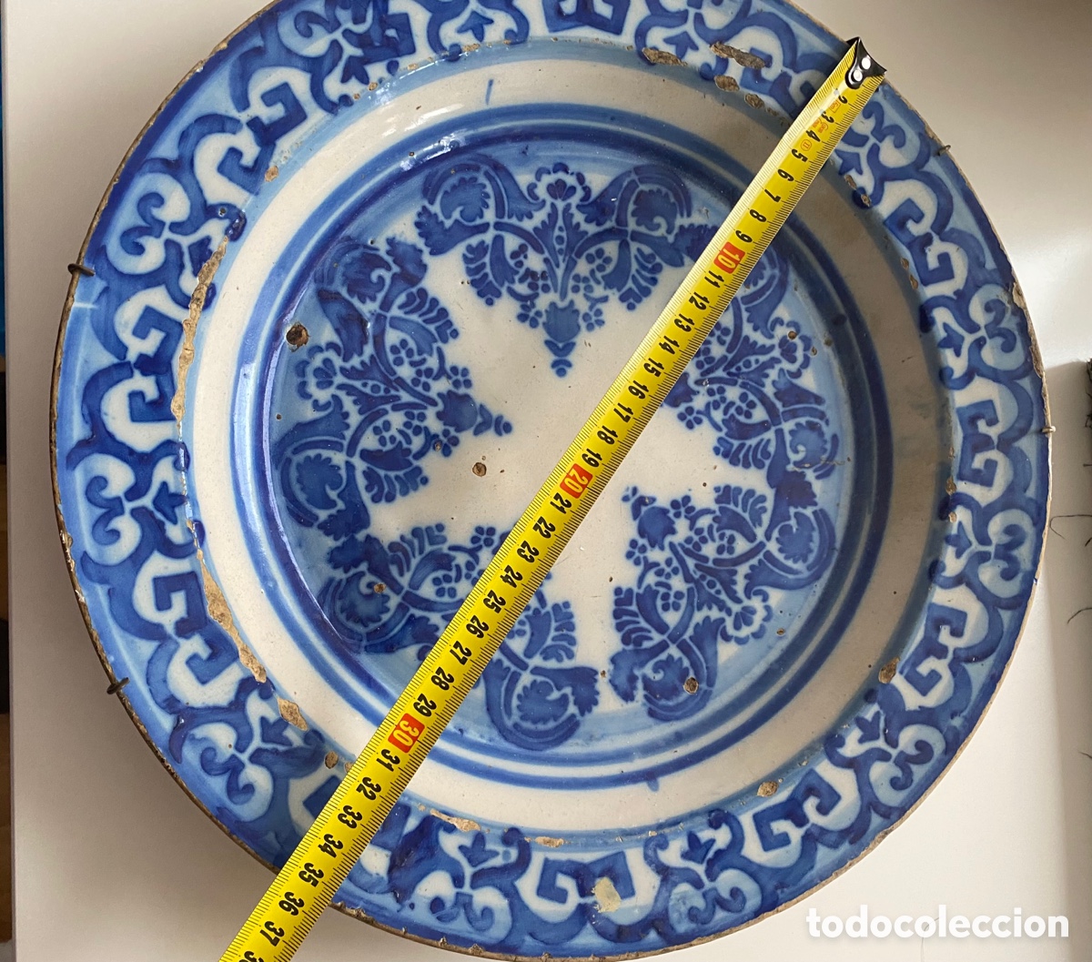 Antig&uuml;edades: Bonito plato de cer&aacute;mica - Foto 2