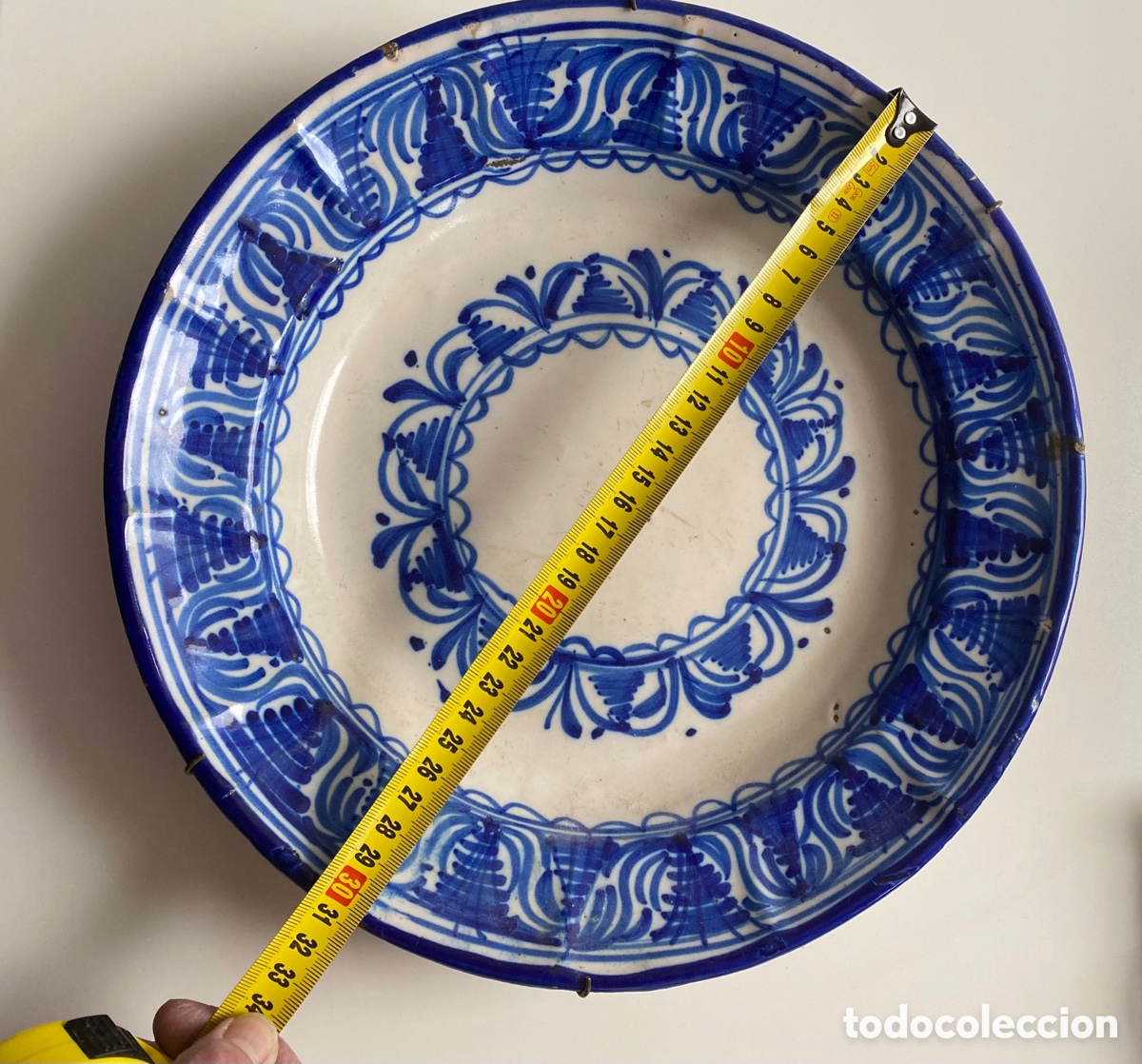 Antig&uuml;edades: Bonito plato de cer&aacute;mica - Foto 2