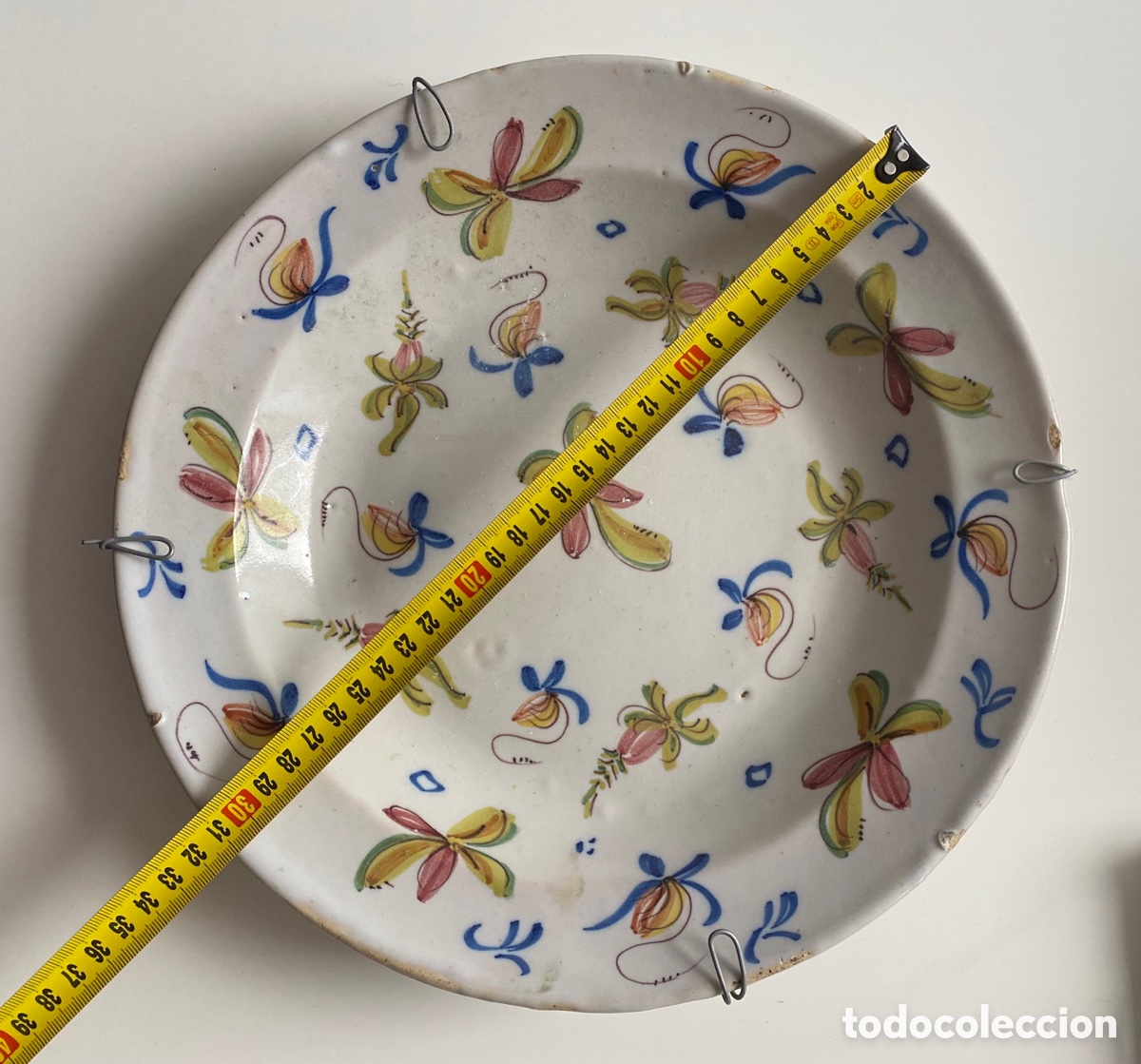 Antig&uuml;edades: Bonito plato de cer&aacute;mica - Foto 2
