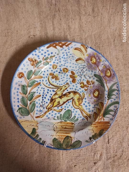 Antig&uuml;edades: plato de manises - Foto 1