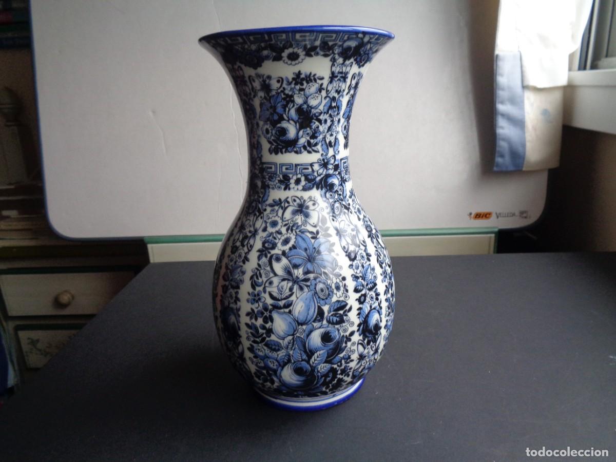 Antig&uuml;edades: JARRON DE PORCELANA DE DELFT - Foto 1
