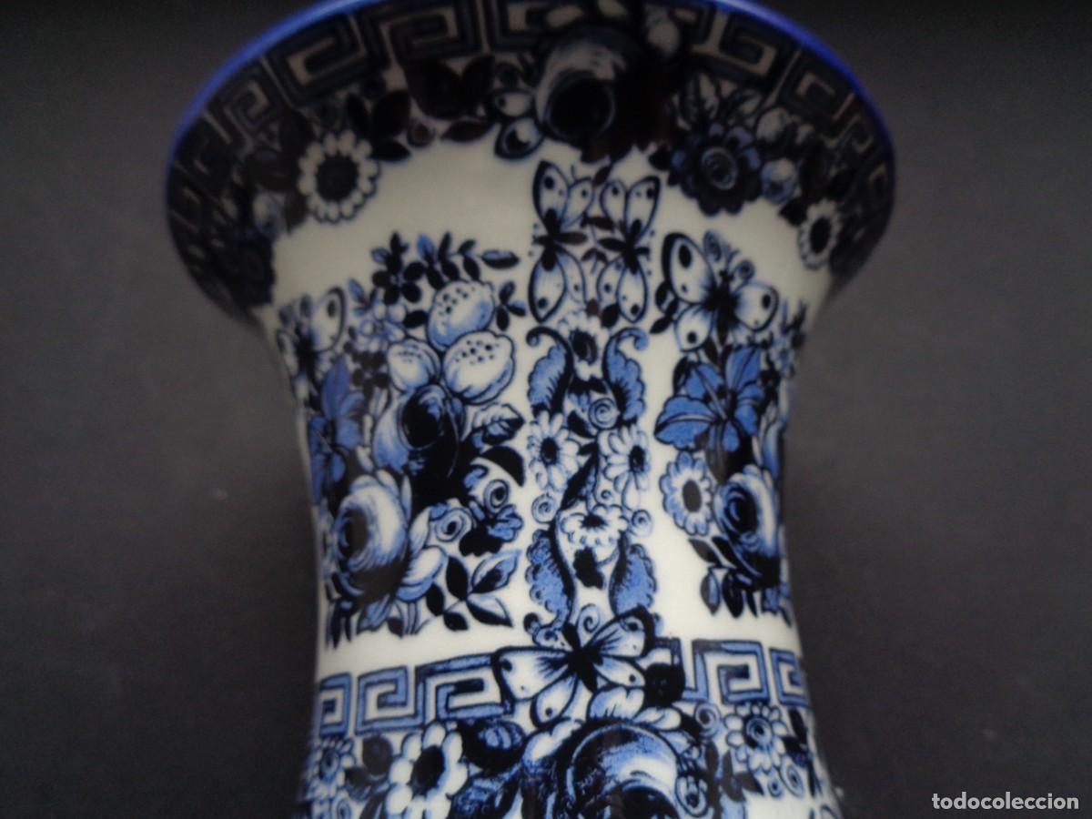 Antig&uuml;edades: JARRON DE PORCELANA DE DELFT - Foto 5