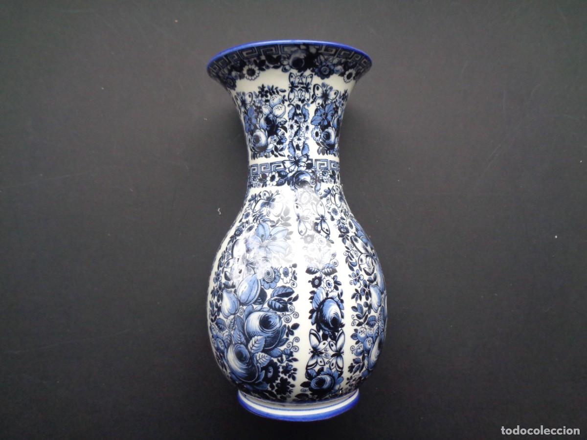 Antig&uuml;edades: JARRON DE PORCELANA DE DELFT - Foto 6