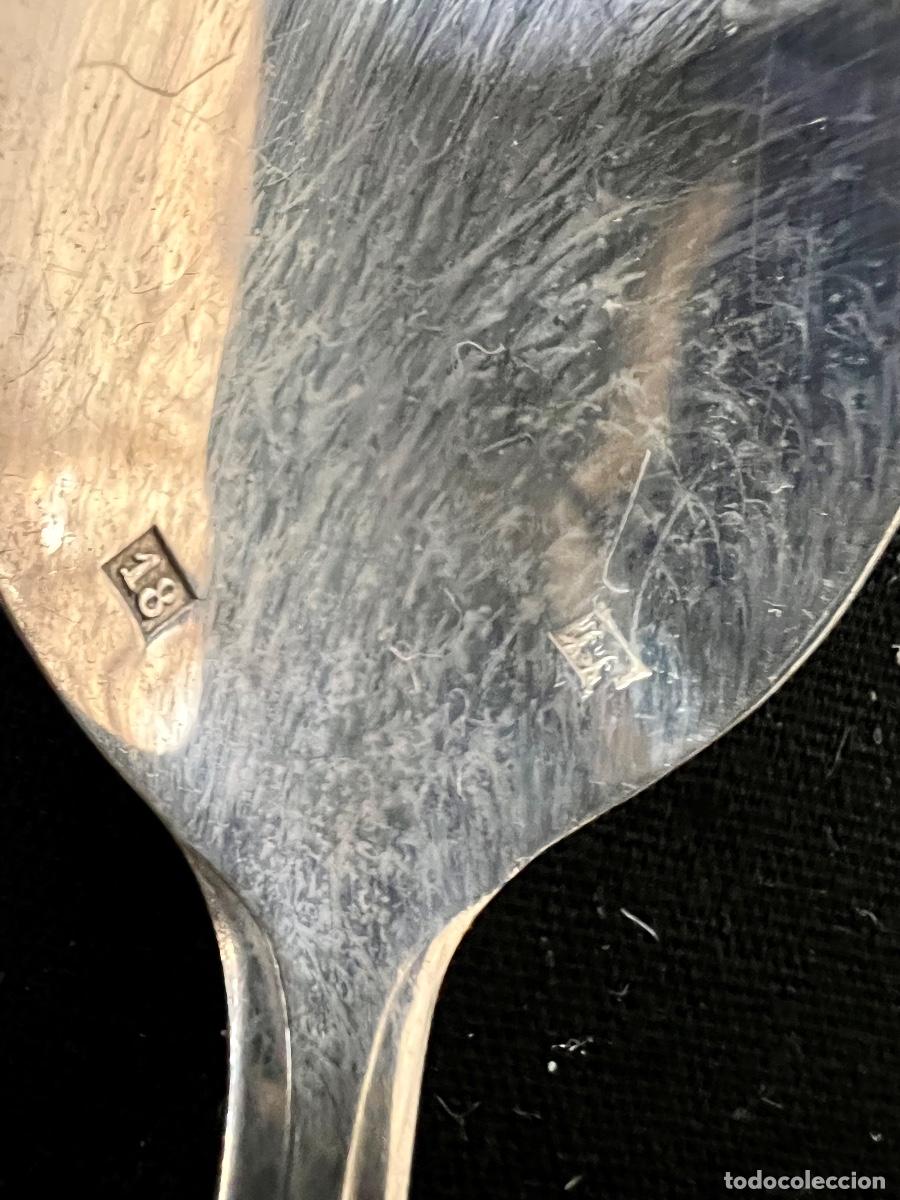 Antig&uuml;edades: JUEGO 10 CUCHARAS PLATA - Foto 2
