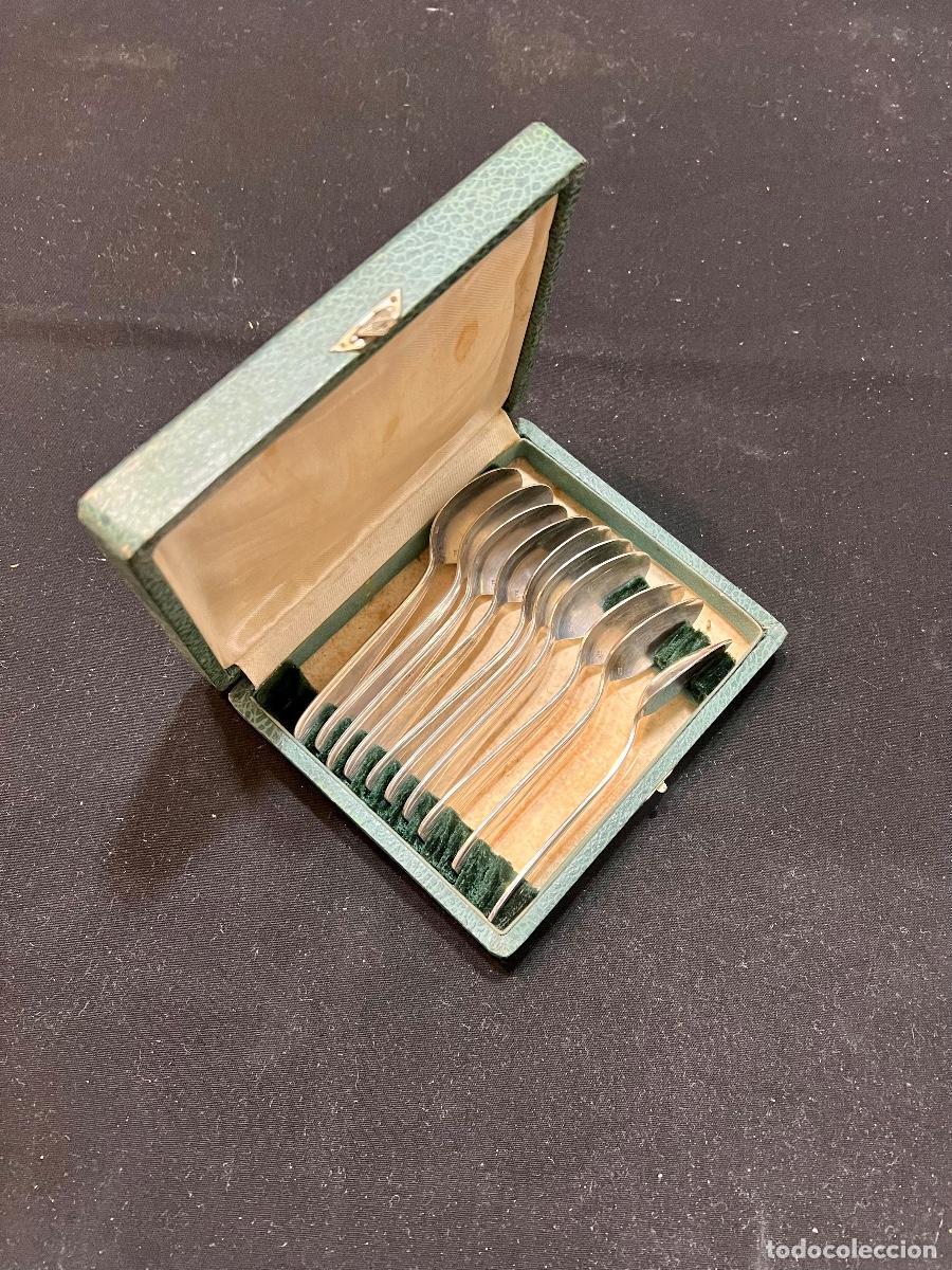 Antig&uuml;edades: JUEGO 10 CUCHARAS PLATA - Foto 3