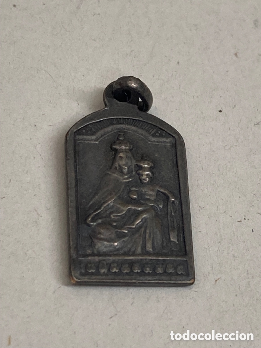 Antig&uuml;edades: Medalla de plateada religiosa - Foto 2