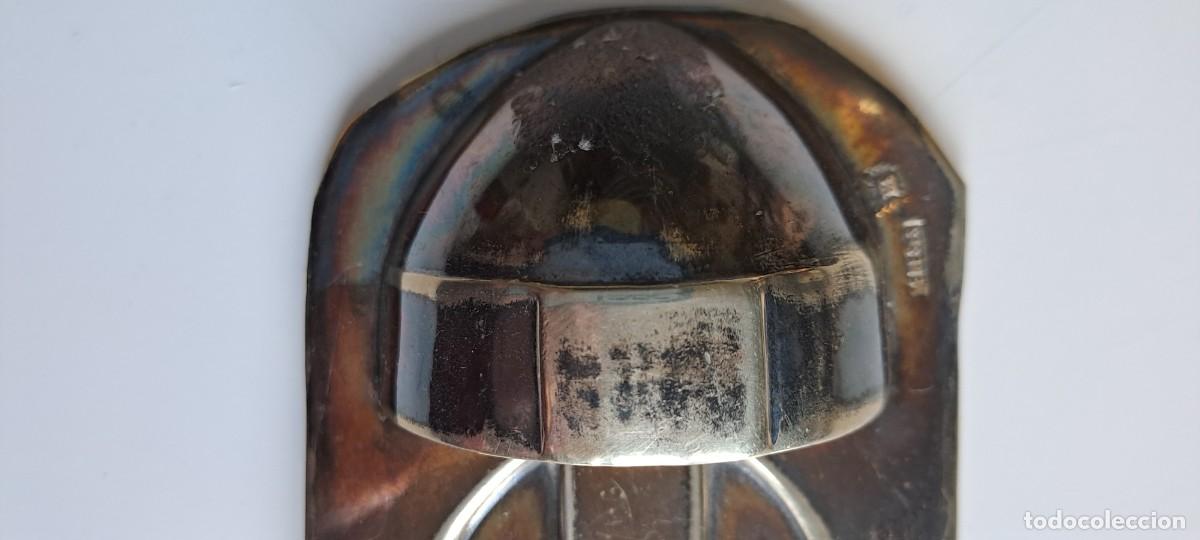 Antig&uuml;edades: Benditera plata Meneses, con marchamo - Foto 4