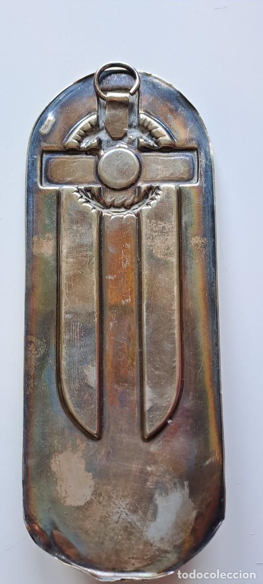 Antig&uuml;edades: Benditera plata Meneses, con marchamo - Foto 6