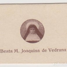 Antigüedades: RELIQUIA - BEATA M. JOAQUINA DE VEDRUNA - PERFECTO ESTADO. Lote 397409459