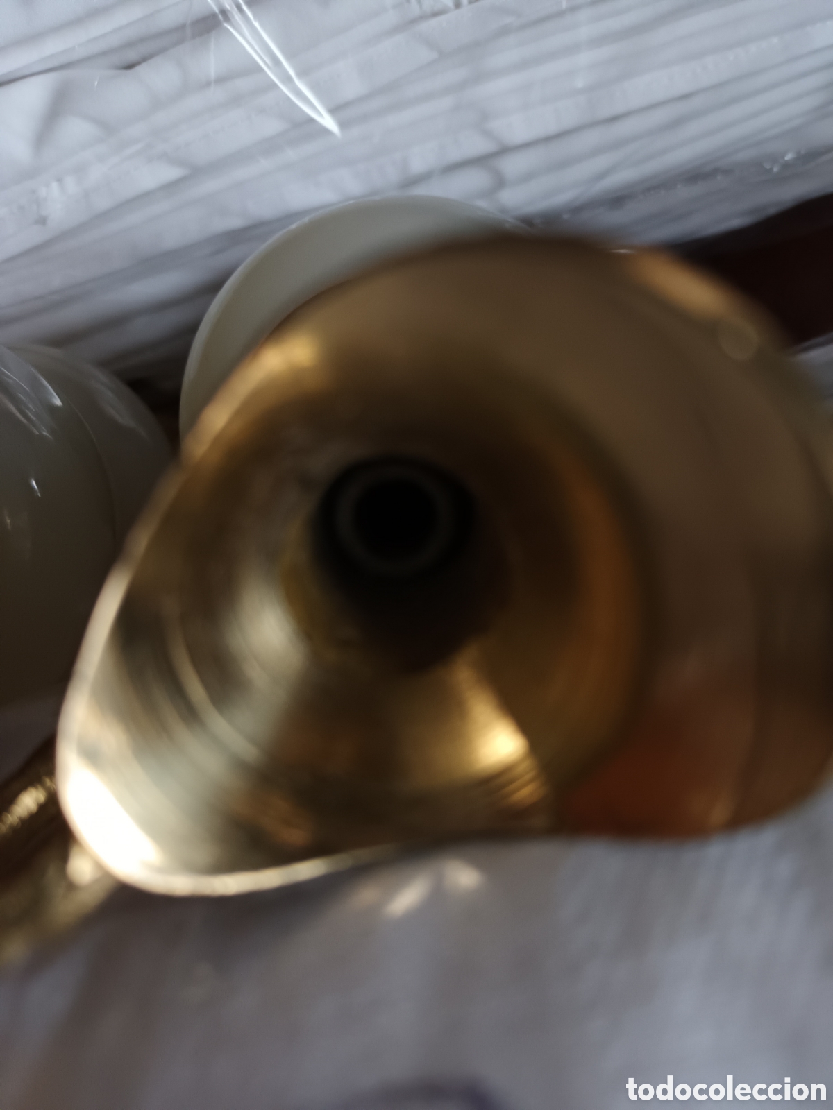 Antig&uuml;edades: 2 jarrones de bronce y &iquest; alabastro? - Foto 7