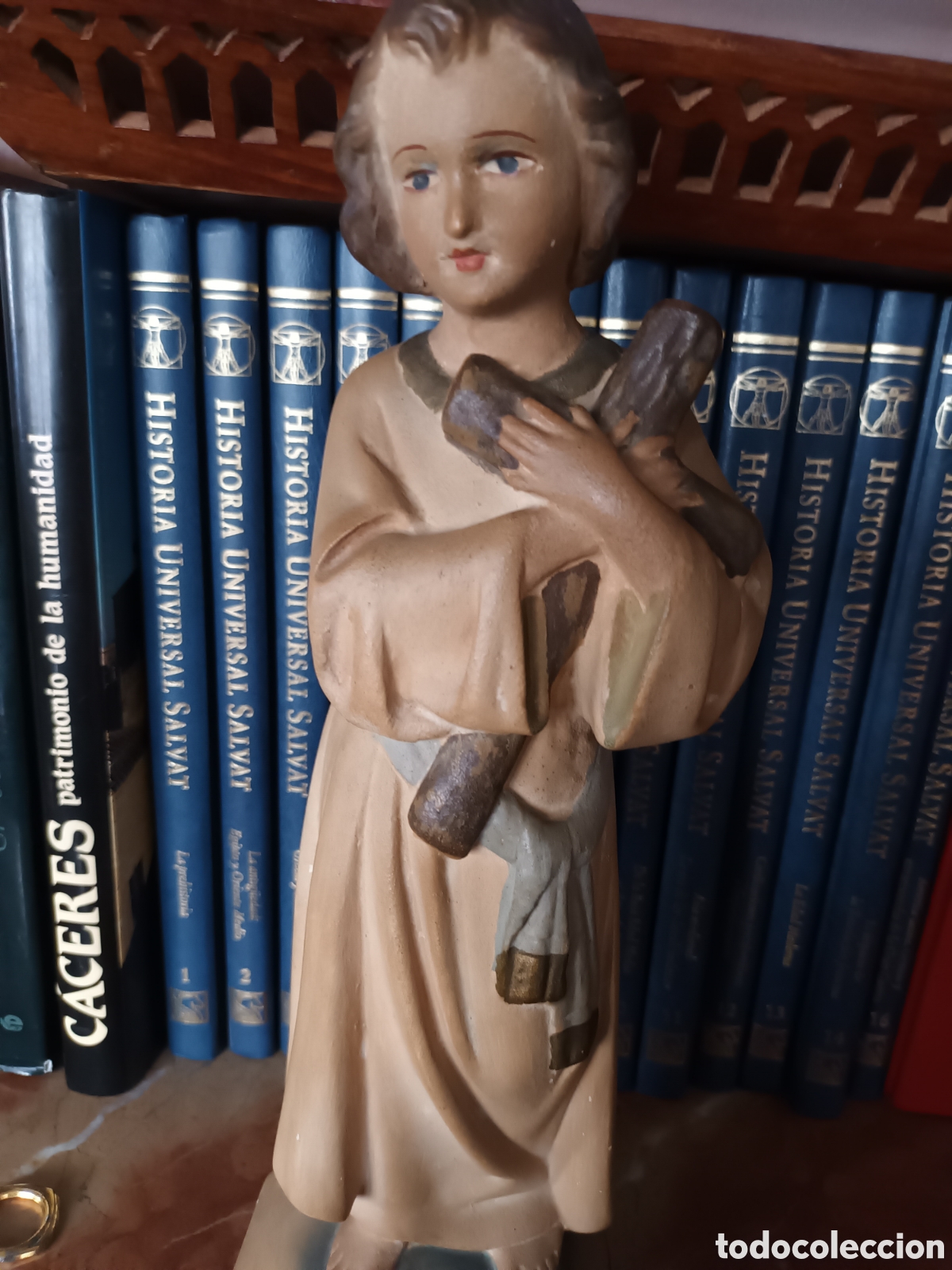 Antig&uuml;edades: Escultura de Ni&ntilde;o Jes&uacute;s - Foto 3