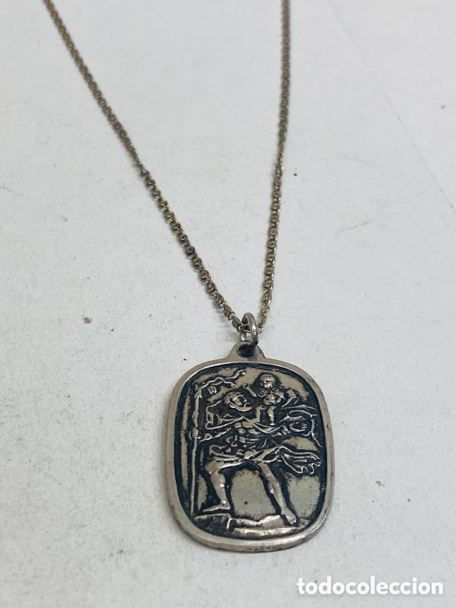 Antig&uuml;edades: Medalla met&aacute;lica religiosa - Foto 1