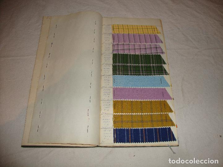 Antig&uuml;edades: LIBRETA MUESTRAS TEJIDOS TEXTIL CORBERA S A - Foto 3