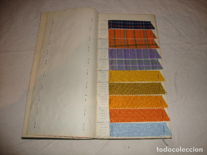 Antig&uuml;edades: LIBRETA MUESTRAS TEJIDOS TEXTIL CORBERA S A - Foto 4