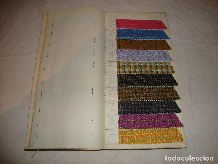 Antig&uuml;edades: LIBRETA MUESTRAS TEJIDOS TEXTIL CORBERA S A - Foto 5