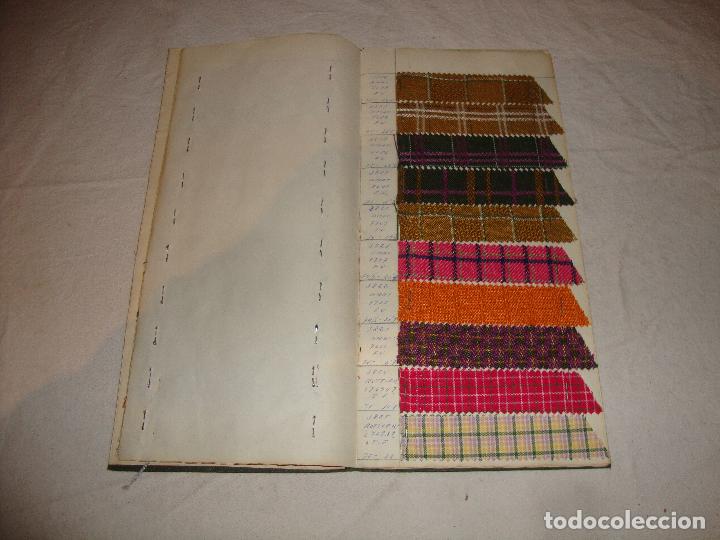 Antig&uuml;edades: LIBRETA MUESTRAS TEJIDOS TEXTIL CORBERA S A - Foto 6