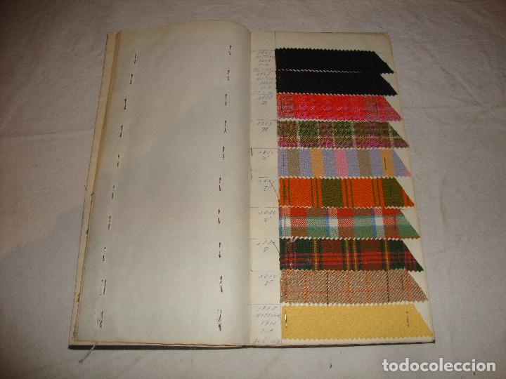 Antig&uuml;edades: LIBRETA MUESTRAS TEJIDOS TEXTIL CORBERA S A - Foto 7
