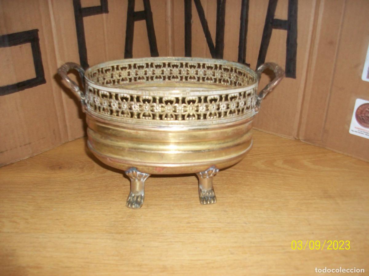 Antig&uuml;edades: ANTIGUO CENTRO DE MESA EN BRONCE - Foto 3
