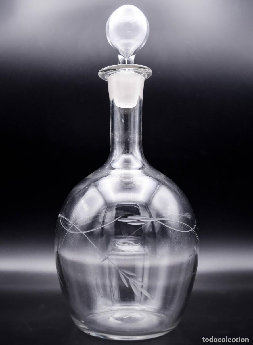 Antig&uuml;edades: Decantador de cristal - Foto 2
