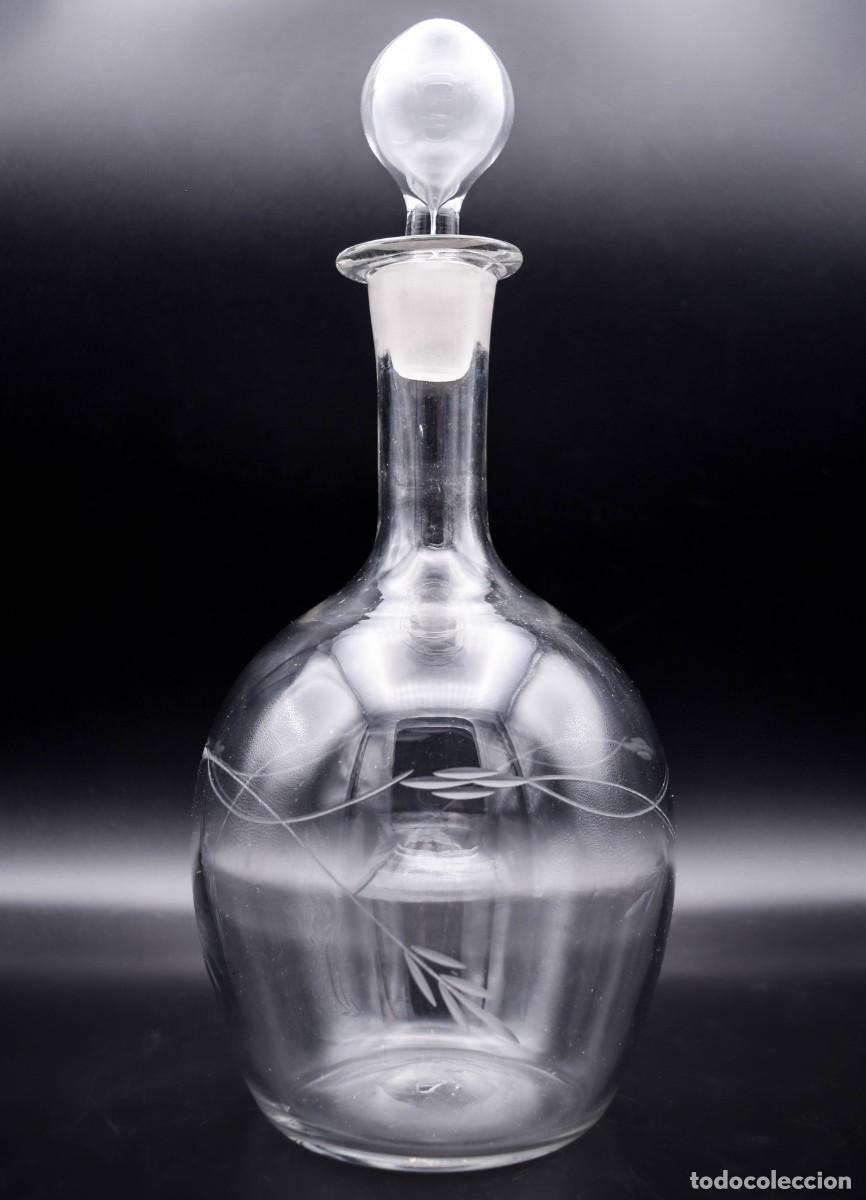 Antig&uuml;edades: Decantador de cristal - Foto 3