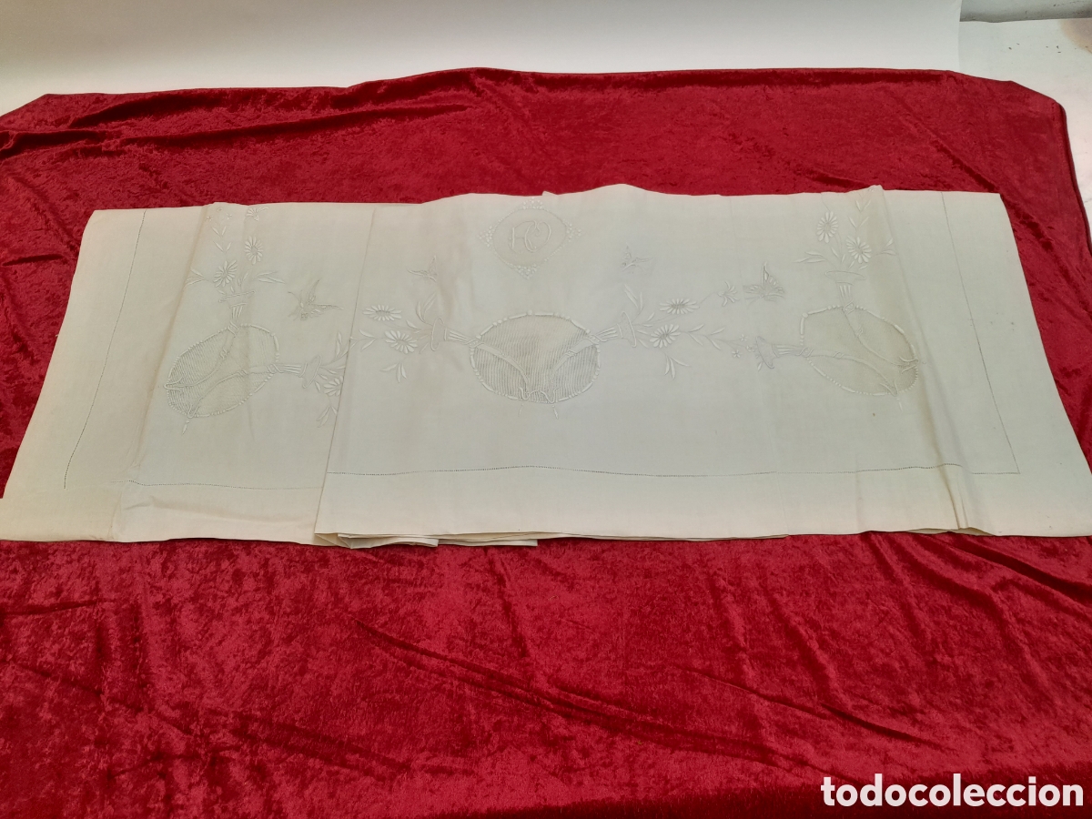 Antig&uuml;edades: JUEGO DE S&Aacute;BANAS. SIGLO XIX. - Foto 2