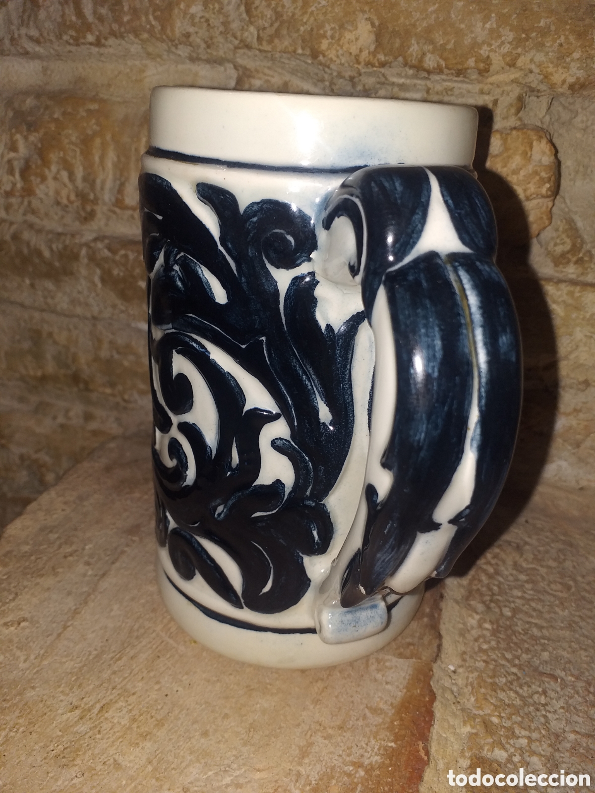 Antig&uuml;edades: Jarra antigua ceramica - Foto 4