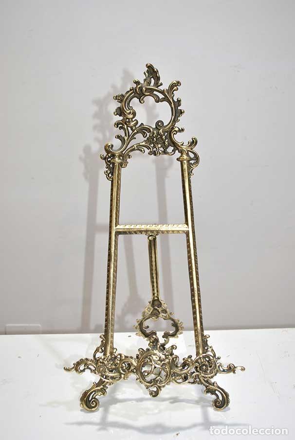 Antig&uuml;edades: ATRIL LUIS XV DE BRONCE DORADO - Foto 1