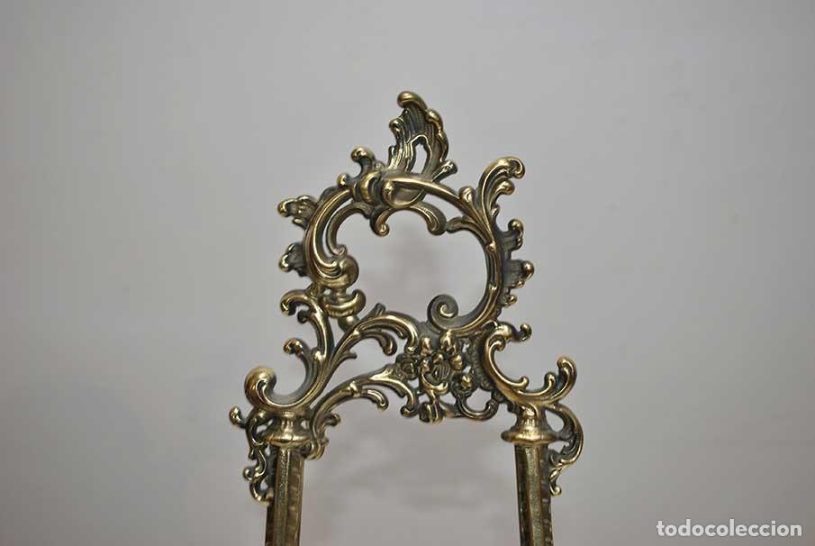 Antig&uuml;edades: ATRIL LUIS XV DE BRONCE DORADO - Foto 3