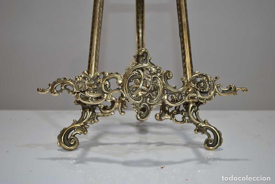Antig&uuml;edades: ATRIL LUIS XV DE BRONCE DORADO - Foto 4