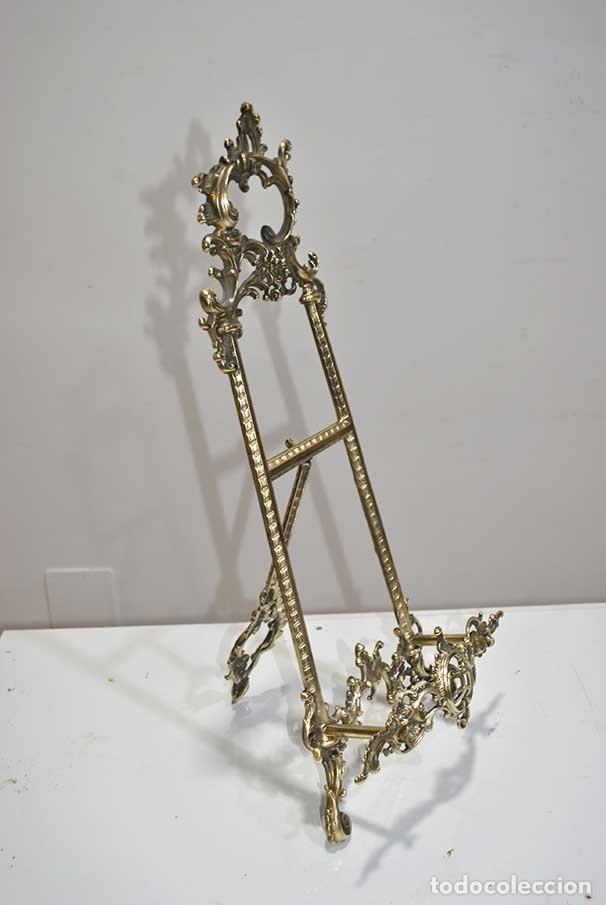 Antig&uuml;edades: ATRIL LUIS XV DE BRONCE DORADO - Foto 5