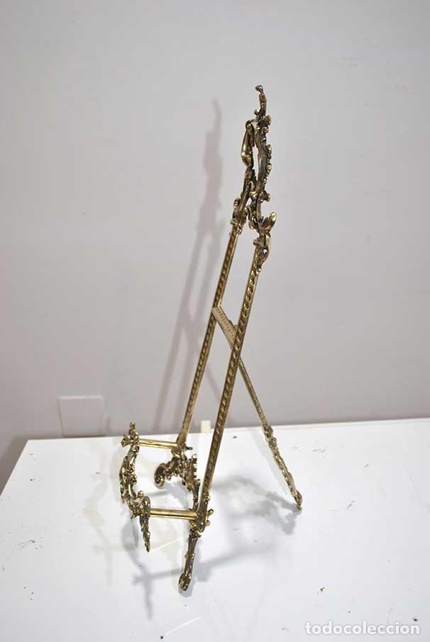 Antig&uuml;edades: ATRIL LUIS XV DE BRONCE DORADO - Foto 7