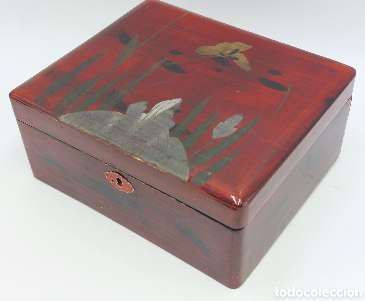 Antig&uuml;edades: CAJAS LACADAS ANTIGUAS - Foto 6