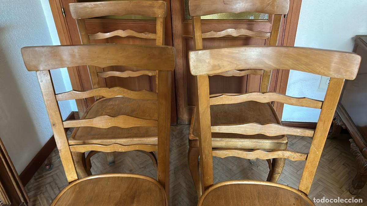 Antig&uuml;edades: SILLAS ANTIGUAS CONJUNTO DE 4 UDS. - Foto 4