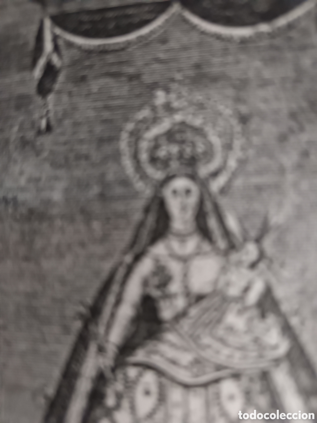 Antig&uuml;edades: L&aacute;mina Virgen de las Nieves - Foto 3
