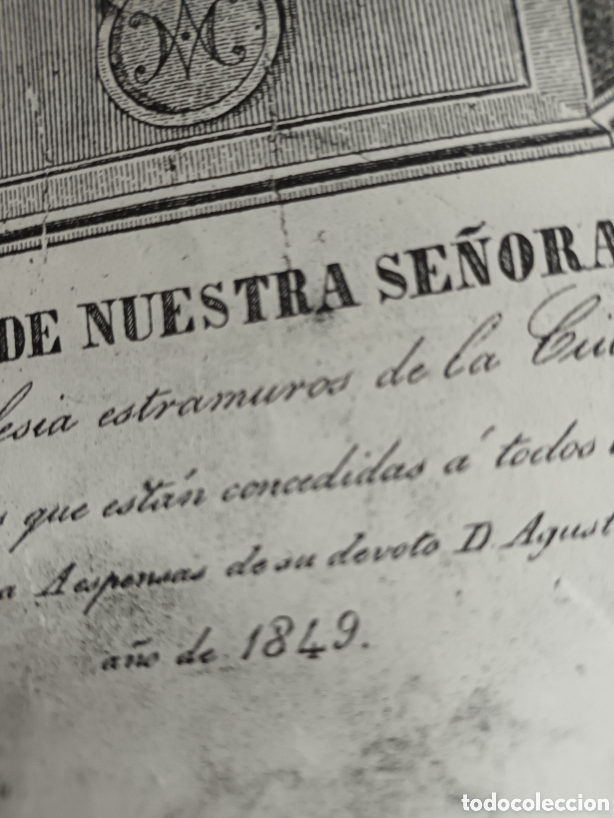 Antig&uuml;edades: L&aacute;mina Virgen de las Nieves - Foto 10