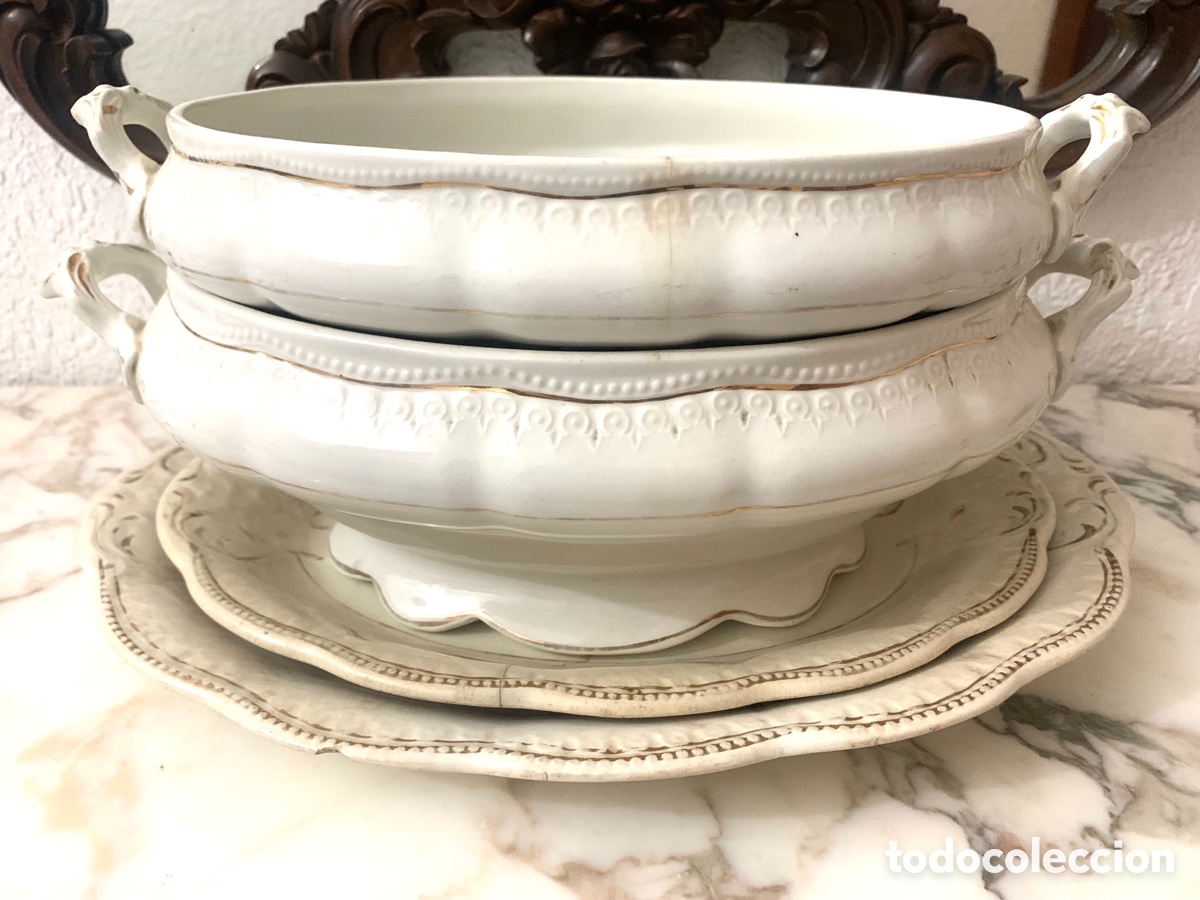 Antig&uuml;edades: SOPERAS ANTIGUAS DE PORCELANA - Foto 1