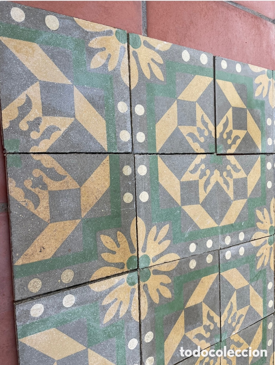 Antig&uuml;edades: 20 azulejos hidr&aacute;ulicos - Foto 2