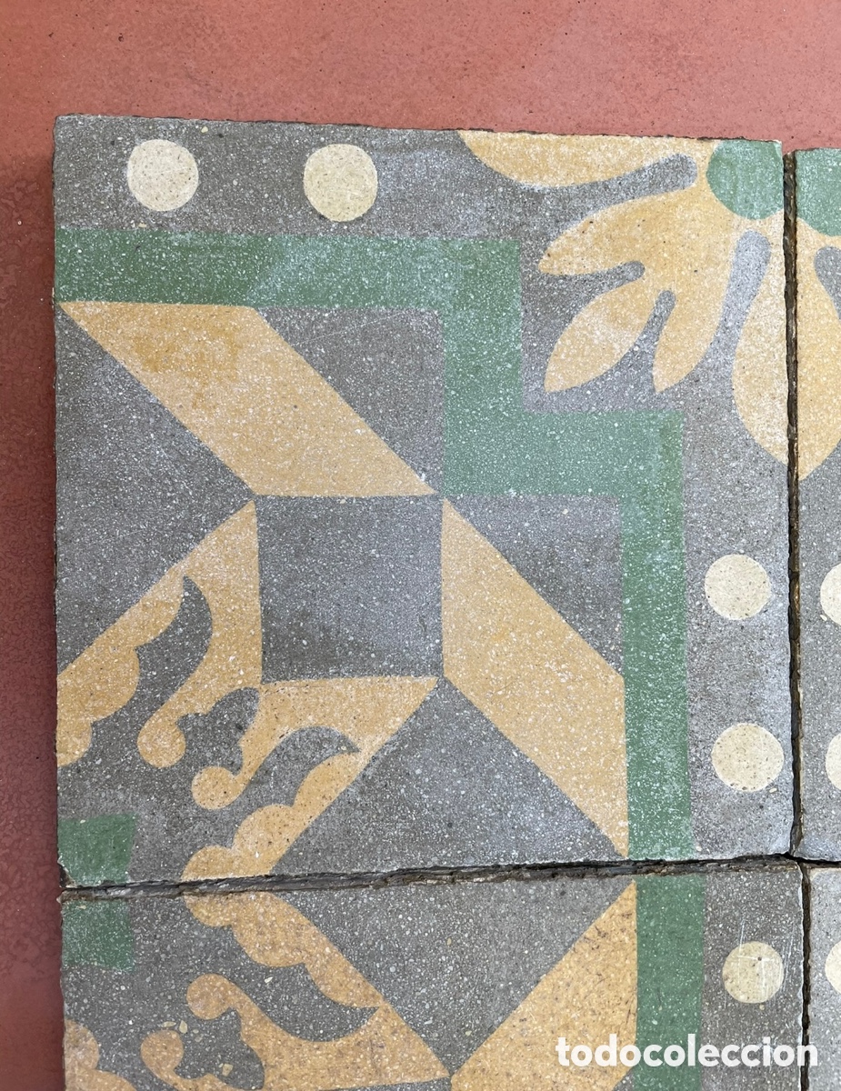 Antig&uuml;edades: 20 azulejos hidr&aacute;ulicos - Foto 3